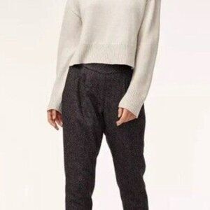 Aritzia Babaton Cohen Wool Crop Dress Pant - Grey – Size 6